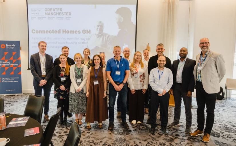 Ioannis at GMCA event supporting healthier social housing across Britain